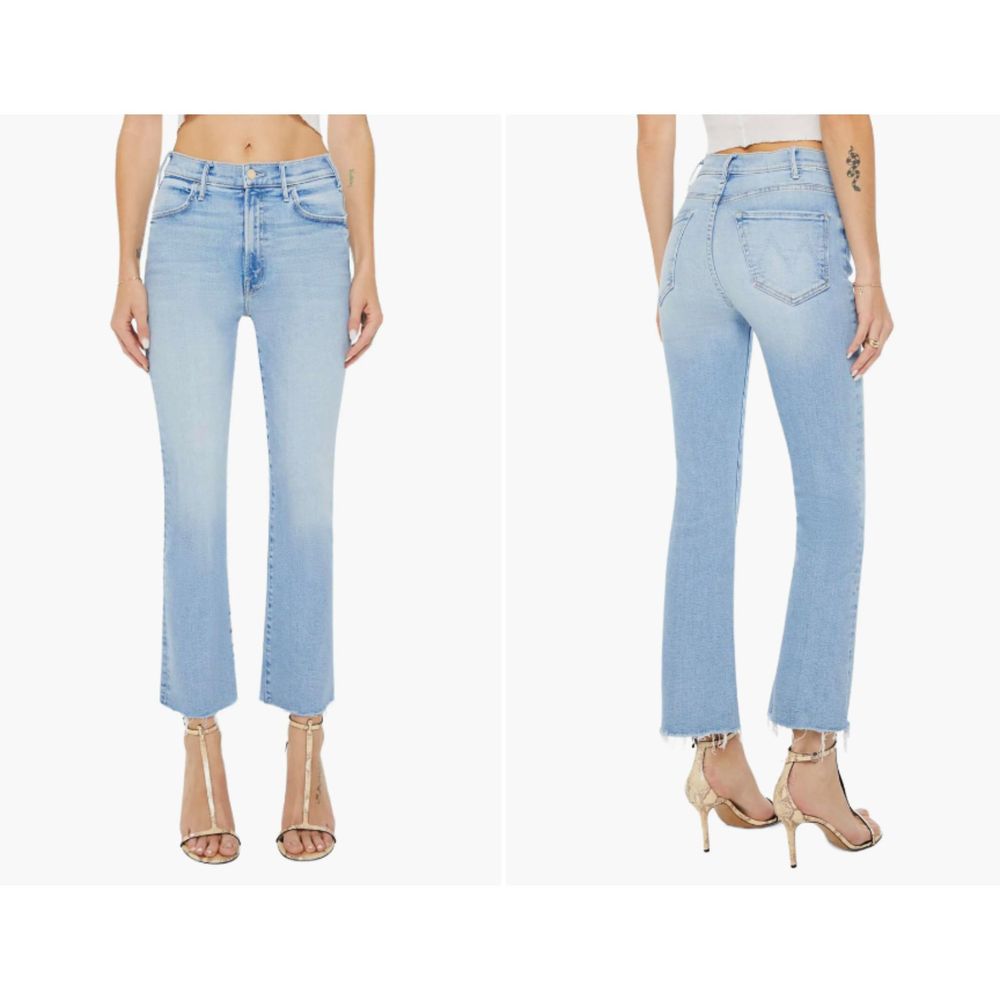 MOTHER denim The Hustler Frayed Ankle Jeans Size 29 NWOT